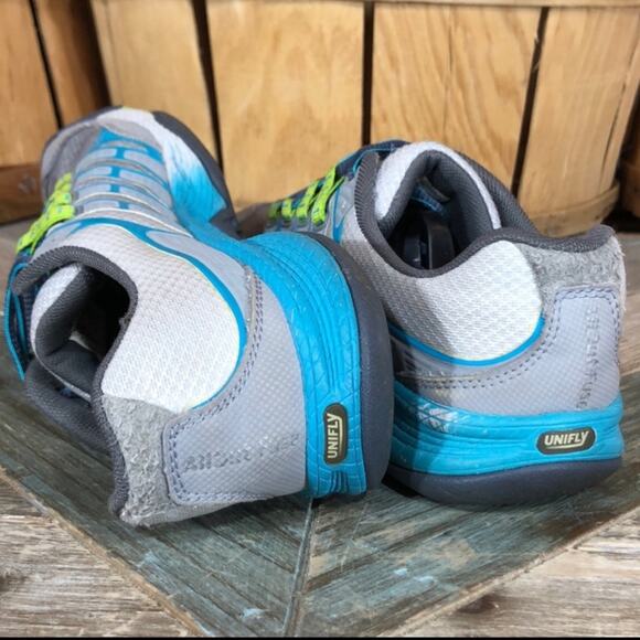 Merrell All Out Fuse J06324 Gray Teal Minimalist Trail Running Shoe Women Size 7 - Picture 10 of 11